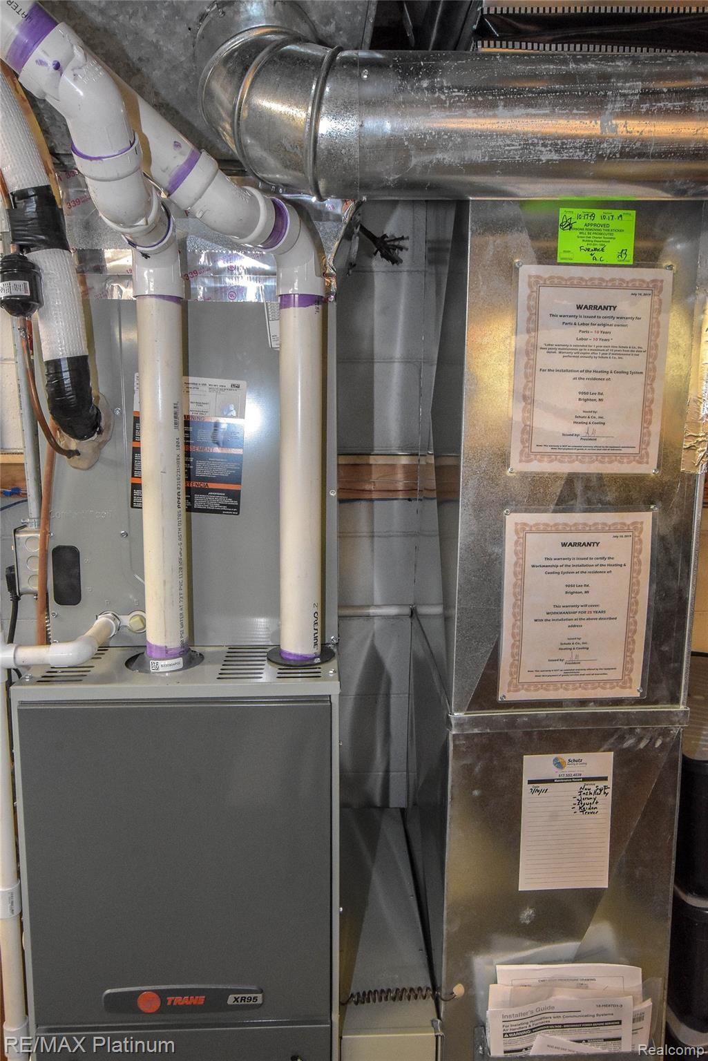 9050 Lee Road Brighton, MI 48116 - Photo 32 of 39 New Furnace with Warranty