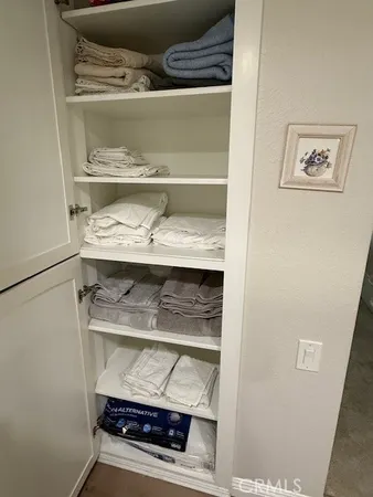 a room with storage and utility