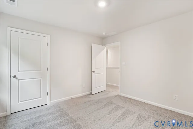 a view of an empty room