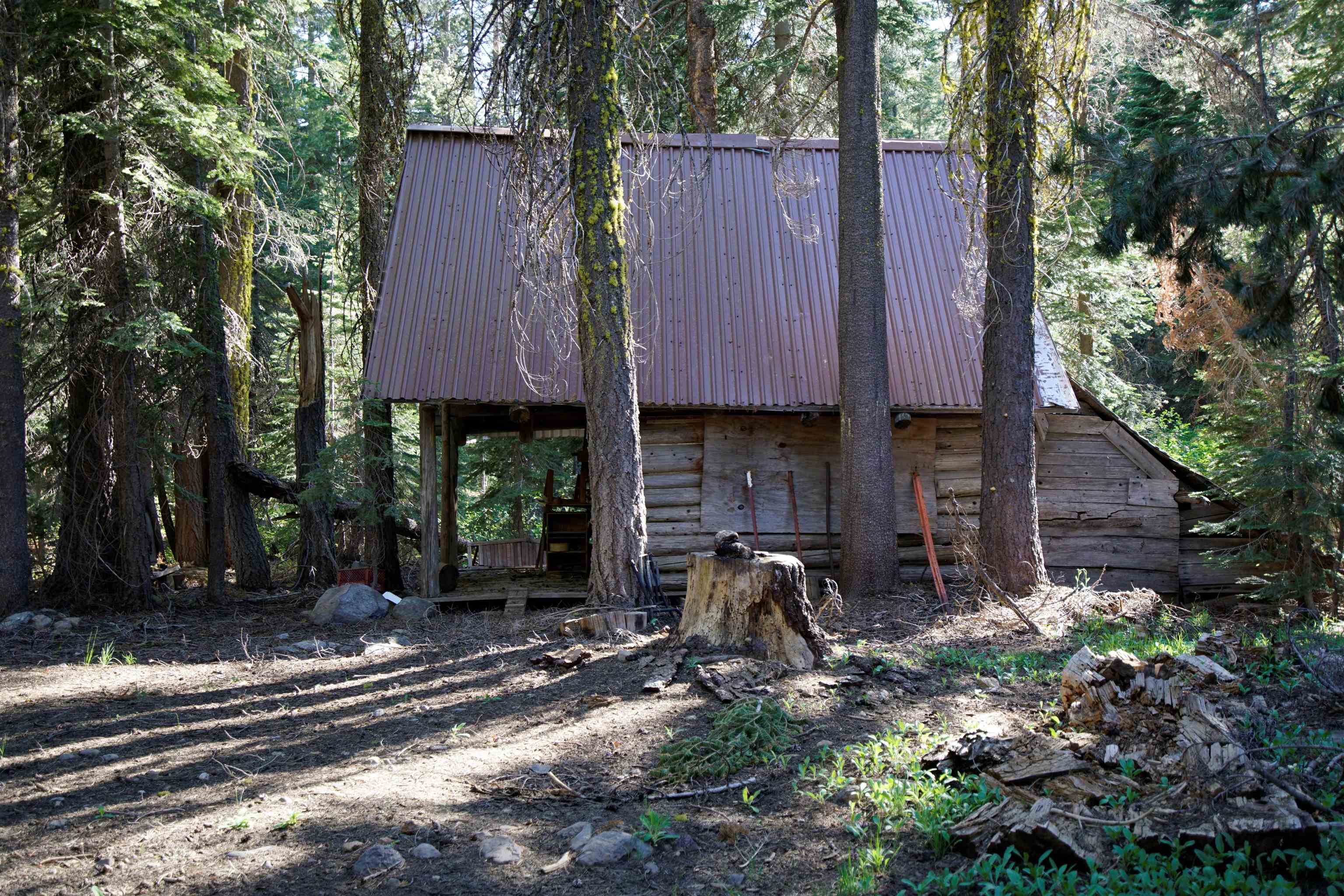 Forest Road Sierra City, CA 96125 - Photo 22 of 26 a front view of a house with garden