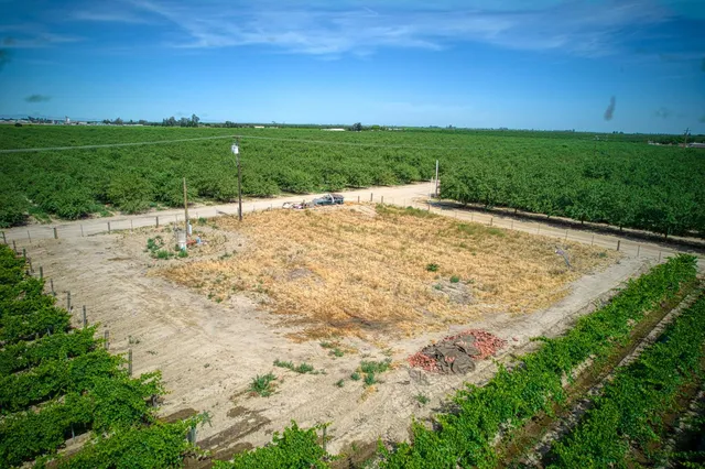 a view of a field with a yard