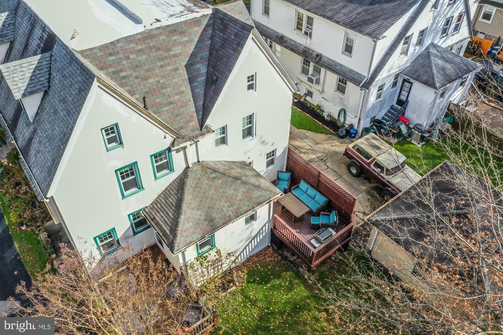 2932 Rising Sun Road Ardmore, PA 19003 - Photo 4 of 48 Rear top view of the newly installed deck