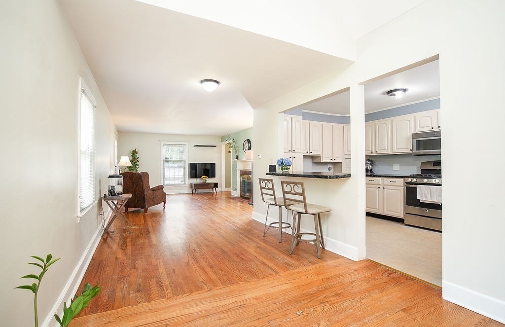 15 Holyoke Road Westfield, MA 01085 - Photo 8 of 41 a living room with stainless steel appliances furniture stove and a kitchen view