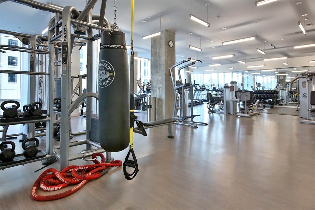 188 Brookline Avenue, Unit 27A/C Boston, MA 02215 - Photo 14 of 17 a gym room with lots of gym equipment
