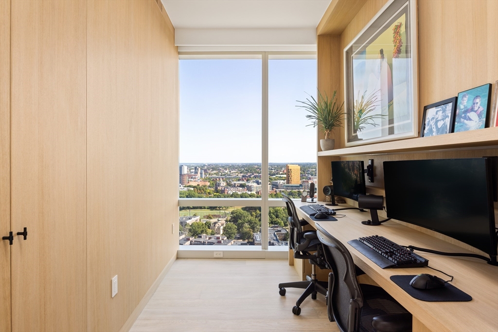 188 Brookline Avenue, Unit 27A/C Boston, MA 02215 - Photo 9 of 17 a view of a workspace with a window