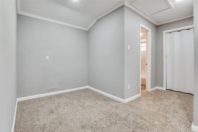 a view of an empty room