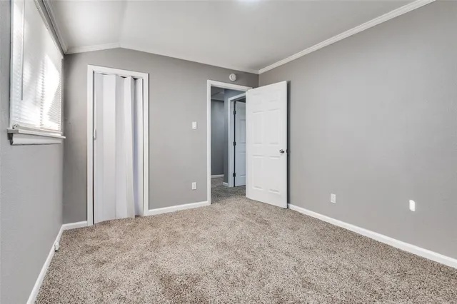 a view of hallway with window