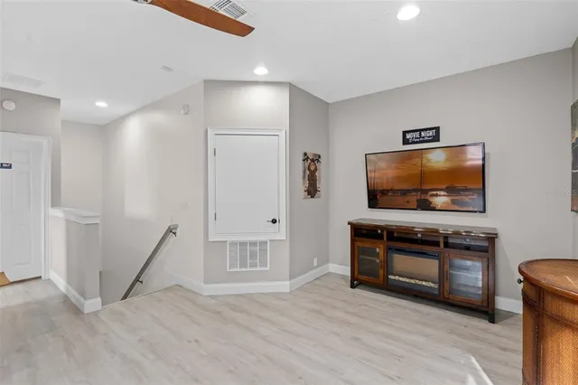 a view of backyard with a patio