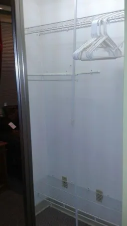 a view of a walk in closet