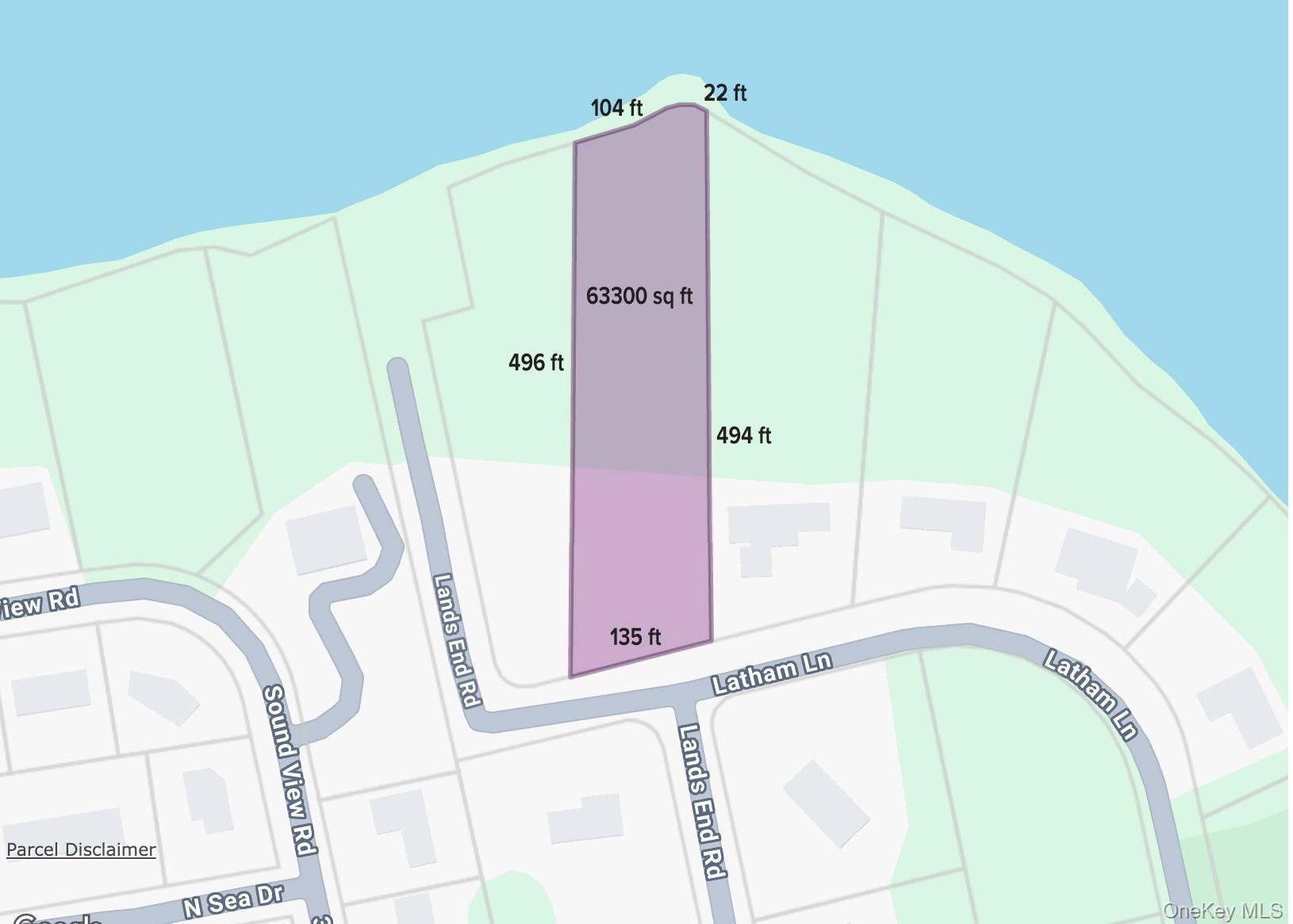 1890 Lands End Road Orient, NY 11957 - Photo 22 of 23 Plot and site dimensions.