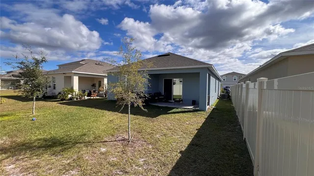 a front view of house with yard