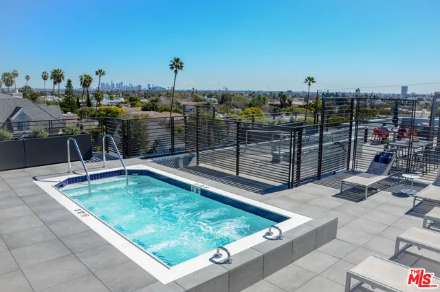 a view of a terrace with chairs