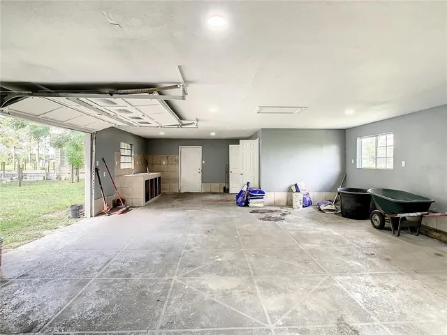 a house view with a garden space