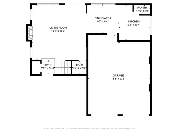 a picture of a bench in a white microwave
