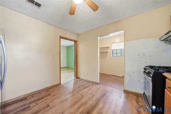 wooden floor in an empty room