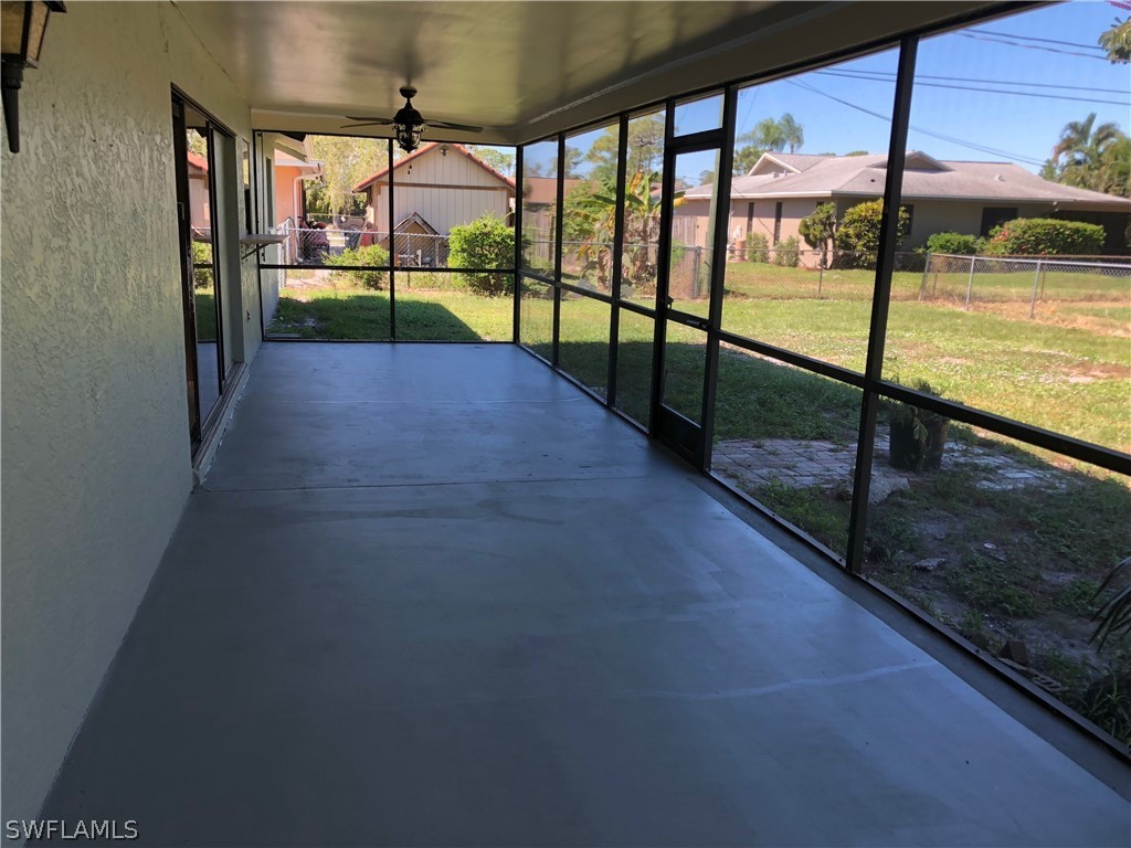 7535 Morgan Road Fort Myers, FL 33967 - Photo 17 of 19 a view of a porch