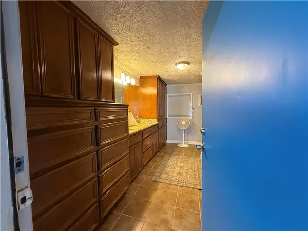 a view of a storage room