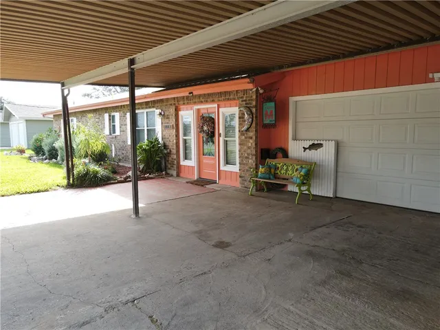 a view of a house with a porch