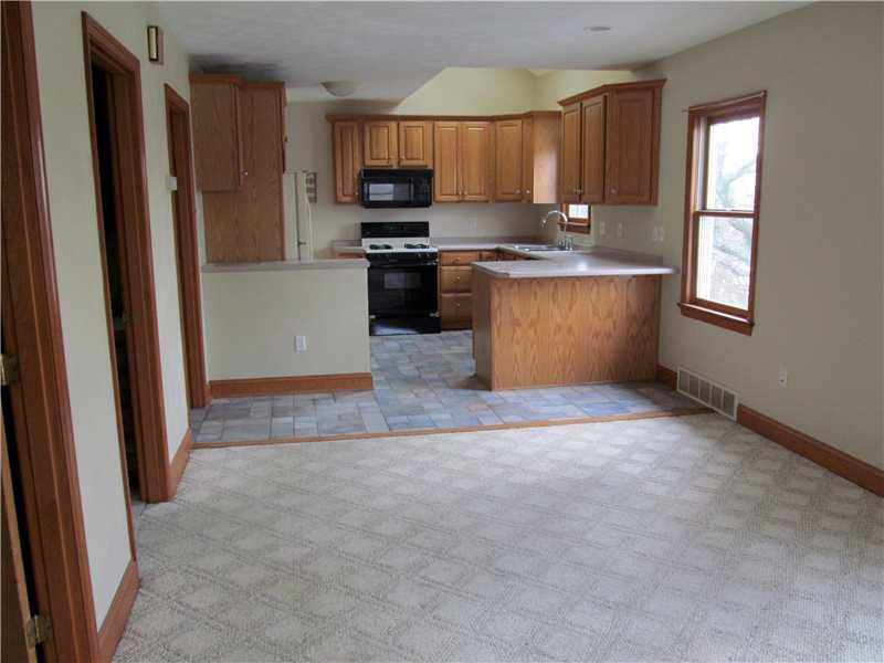 1st Floor Plan. Great room has lovely open floor plan.  Beautifully finished woodwork throughout.  Berber carpeting, ceramic flooring.