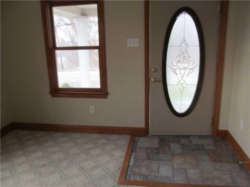 1st Floor Plan. Nice entry, ceramic floor, newer front door.  All newer wood windows!