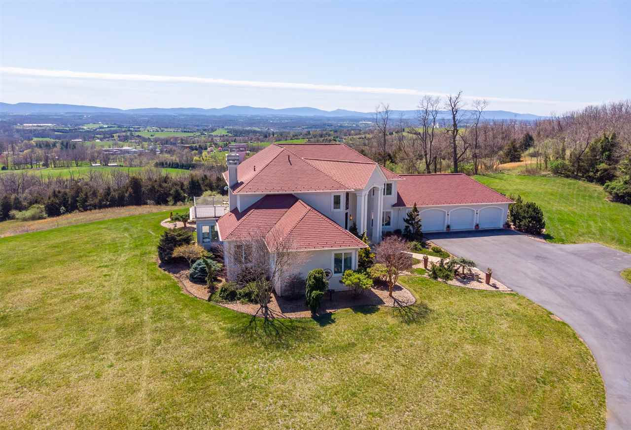 238 Fort Defiance Road Fort Defiance, VA 24437 - Photo 5 of 50 an aerial view of a house with a garden and lake view