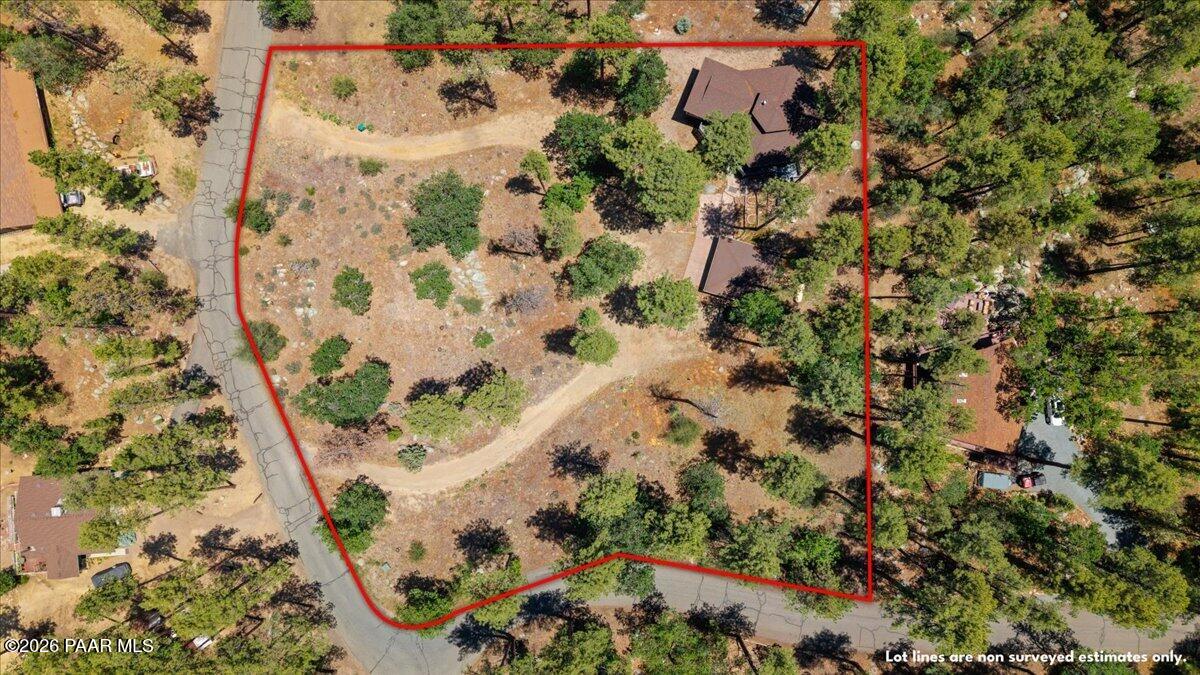 5979 Dearing Road Prescott, AZ 86305 - Photo 37 of 41 43-Aerial View Overview
