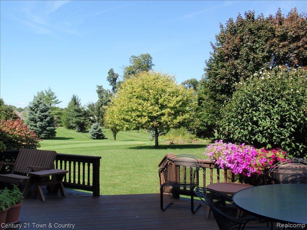 296 Oakbridge Drive Rochester, MI 48306 - Photo 23 of 24 Beautiful View from Deck