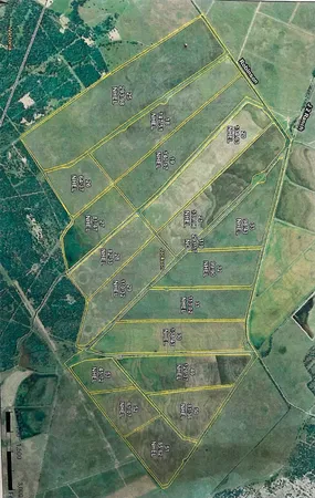 a view of a town with mountains