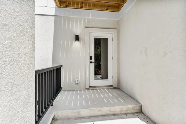 a view of a backyard of the house