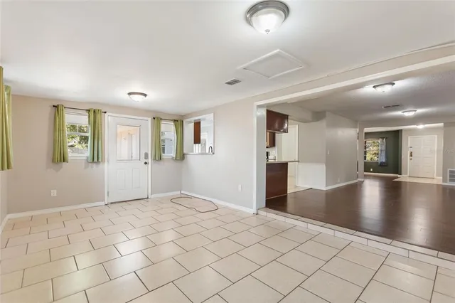 a view of livingroom with natural light