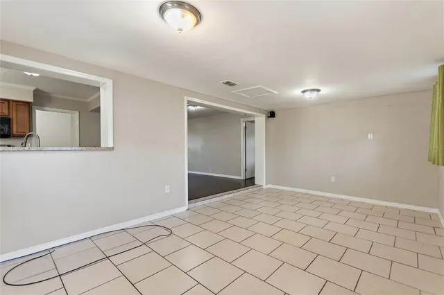 a view of an empty room