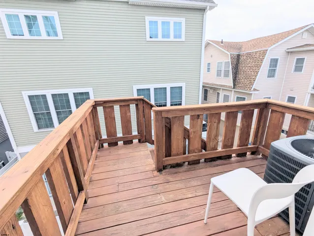 a view of a roof deck