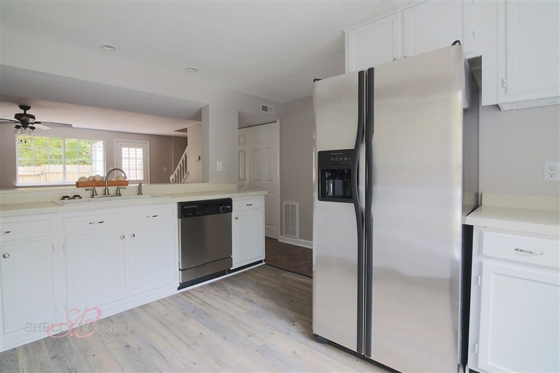 7705 Sandra Lane Raleigh, NC 27615 - Photo 5 of 12 Spacious kitchen offers lots of storage and counter space. Kitchen