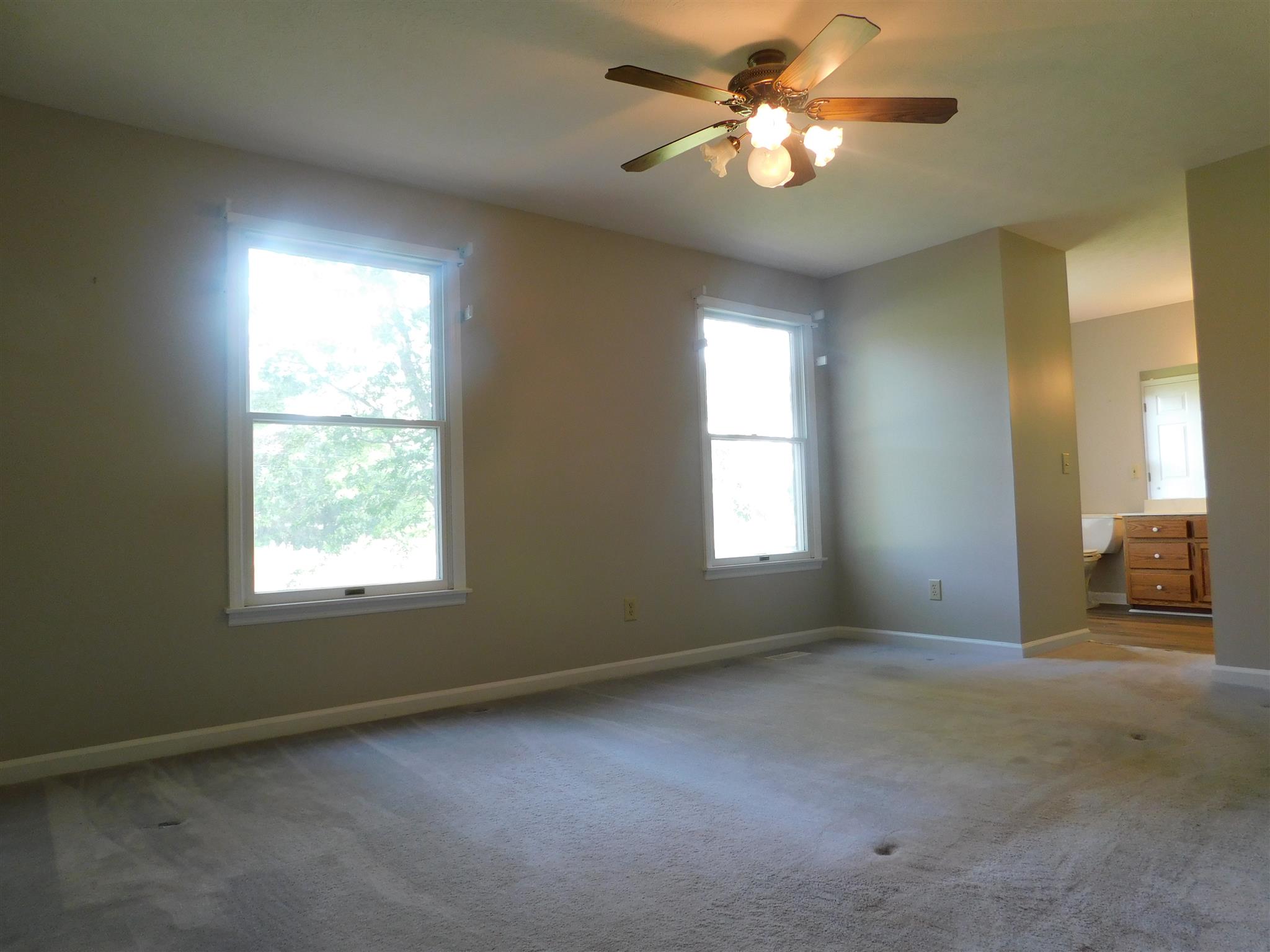 2470 Ben Green Road Lebanon, TN 37090 - Photo 17 of 24 a view of a room with a ceiling fan and a window