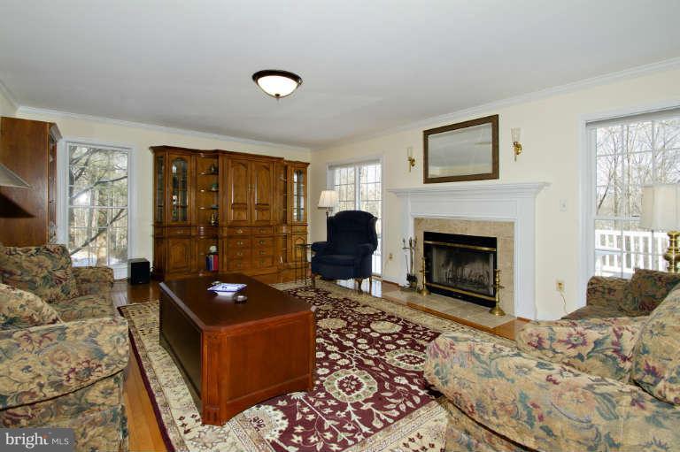 7025 Deer Valley Road Highland, MD 20777 - Photo 8 of 30 a living room with furniture a fireplace and a flat screen tv