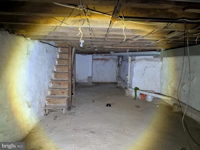 a view of storage and utility room