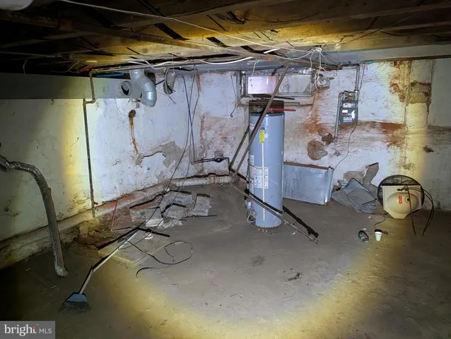 a view of storage and utility room