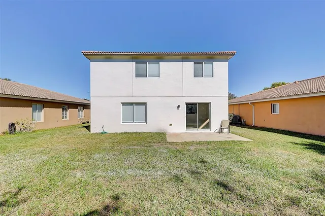 a front view of house with yard