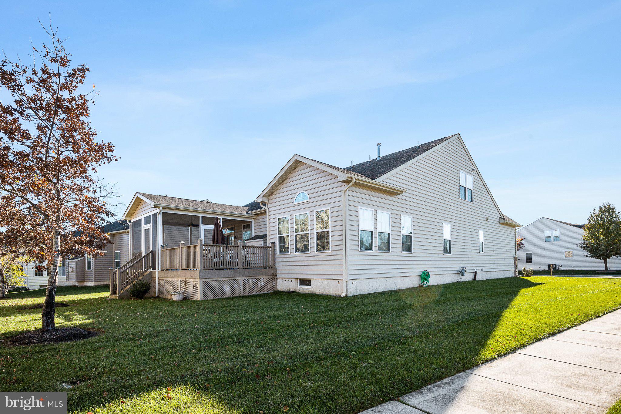 209 Glenshee Drive Townsend, DE 19734 - Photo 37 of 37 View 2 Rear/Side View of Deck and Porch