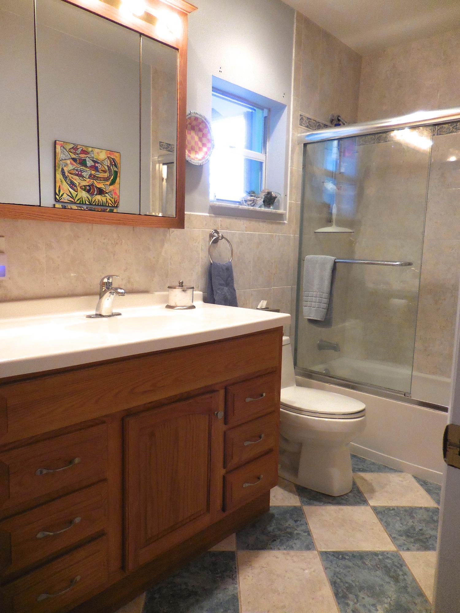 884 Northwest 7th Street Boca Raton, FL 33486 - Photo 18 of 32 Bath 2 - updated w floors, walls, vanity