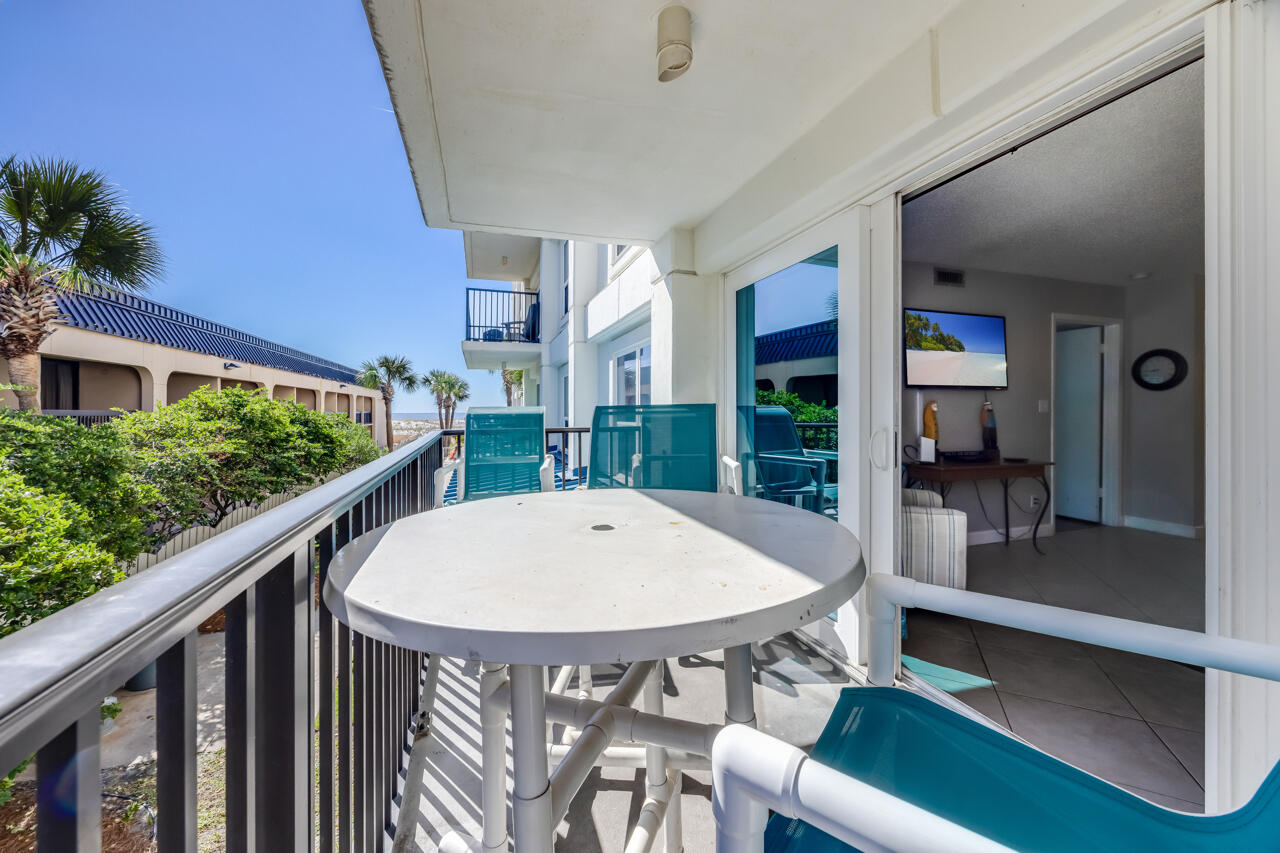 1114 Santa Rosa Boulevard, Unit 208 Fort Walton Beach, FL 32548 - Photo 29 of 73 a view of balcony with furniture