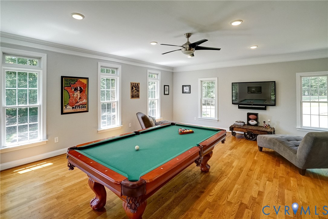 1295 Hermitage Road Manakin-Sabot, VA 23103 - Photo 35 of 55 a room with pool table and windows