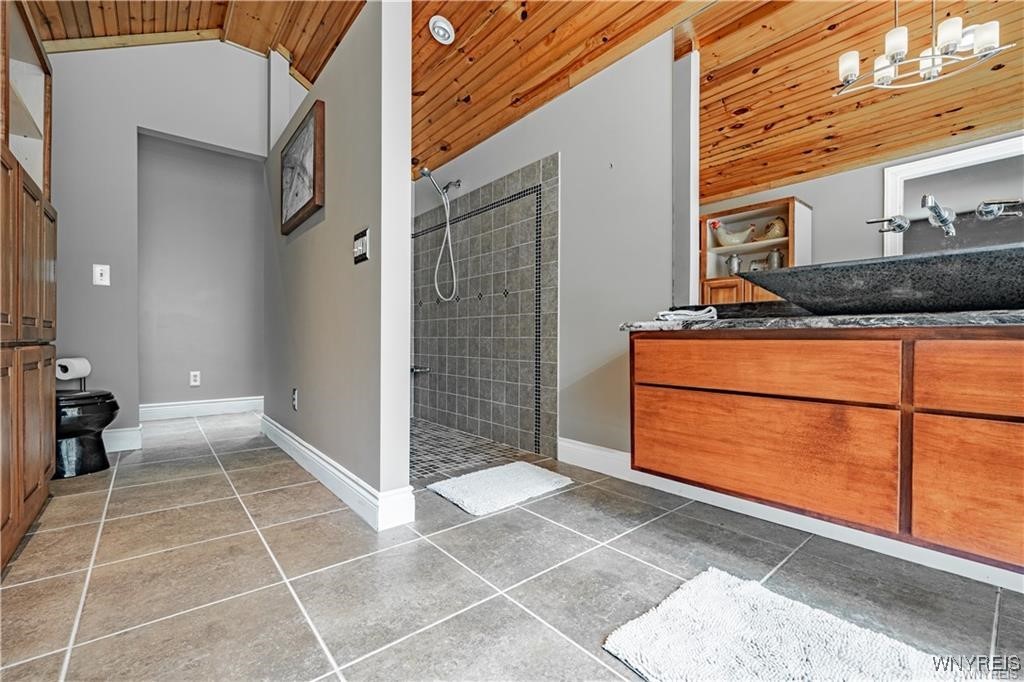 5948 Chestnut Road Newfane, NY 14094 - Photo 22 of 41 Primary Ensuite Walk-in Shower