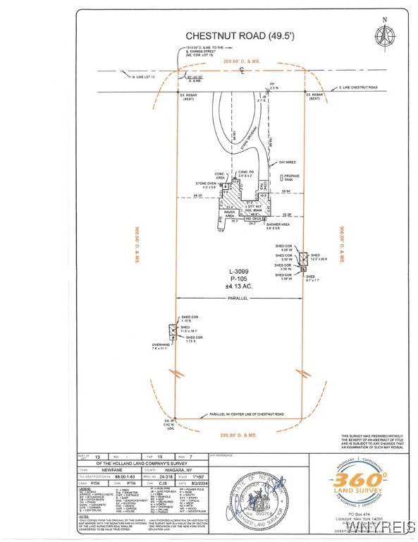 5948 Chestnut Road Newfane, NY 14094 - Photo 34 of 41 Survey of Parcel