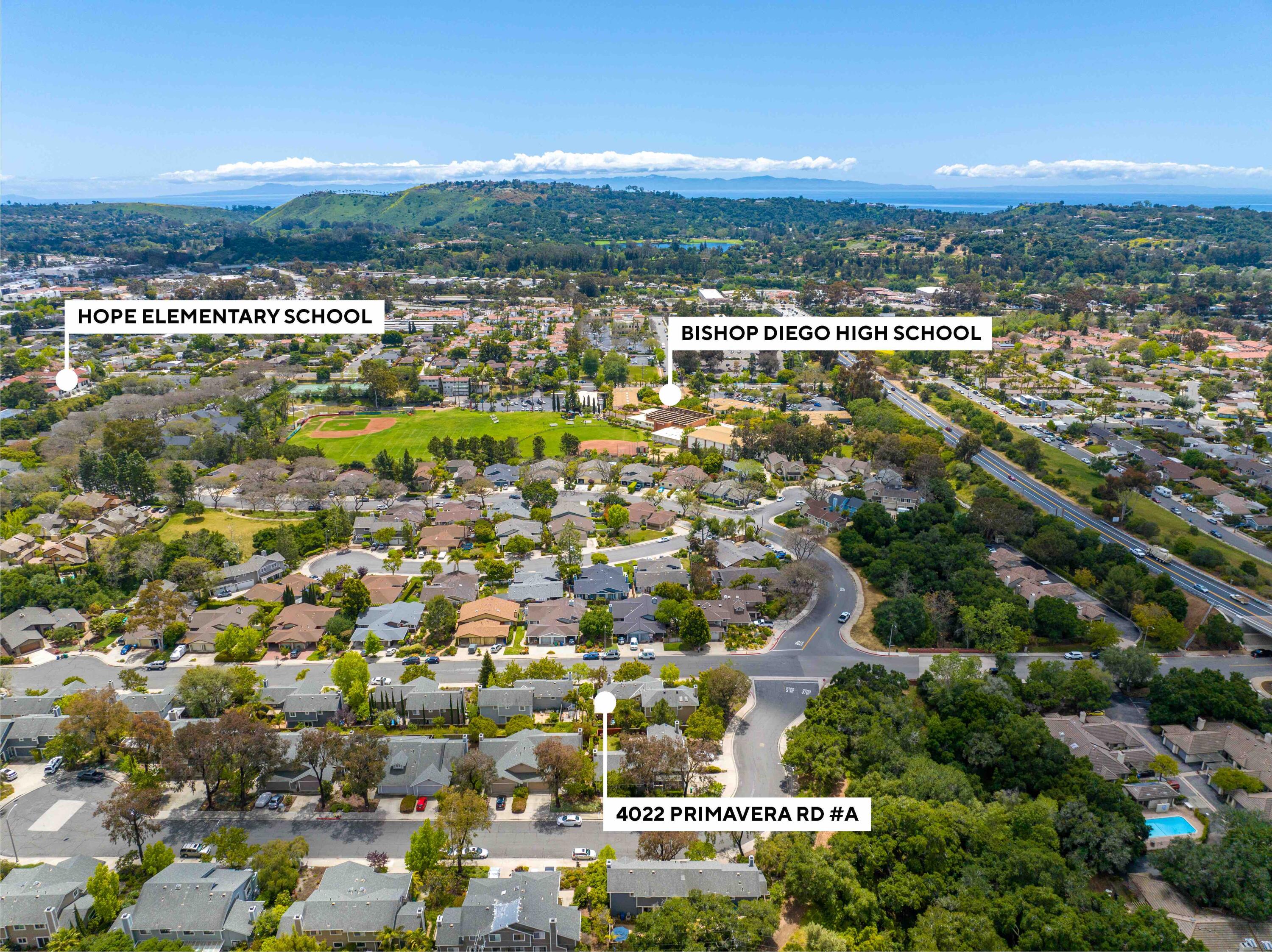 4022 Primavera Road, Unit A Santa Barbara, CA 93110 - Photo 13 of 28 Aerial islands - 4022 Primavera Road