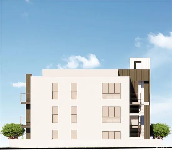 a view of building with windows