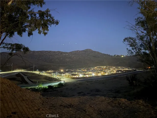 a view of a park with slide