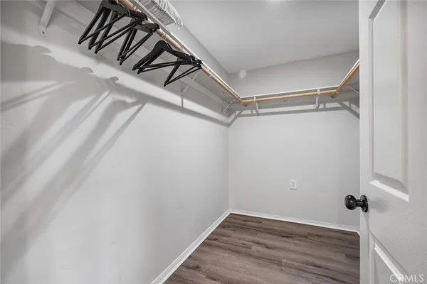 a view of walk in closet