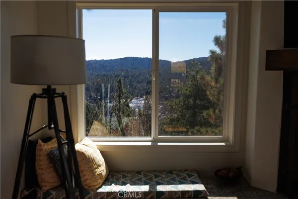a view of balcony and yard