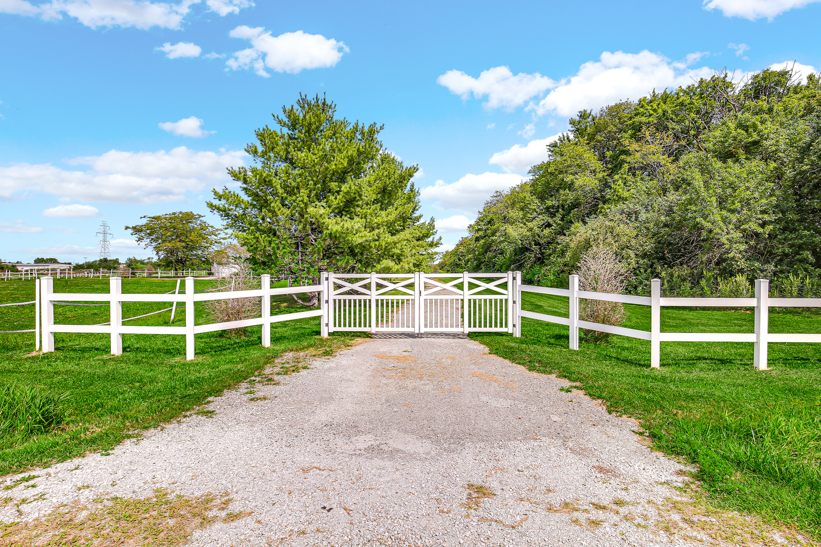 350 East Munz Road Crete, IL 60417 - Photo 5 of 34 a view of a yard with wooden fence